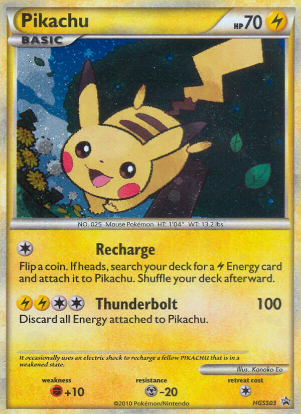 Pikachu (HGSS03) [HeartGold & SoulSilver: Black Star Promos] | Good Games North