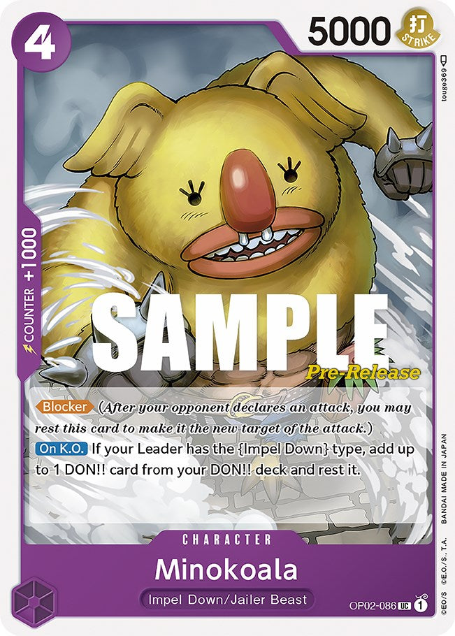 Minokoala [Paramount War Pre-Release Cards] | Good Games North
