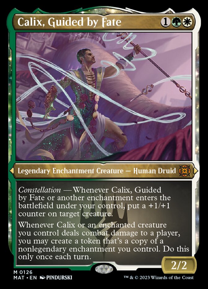 Calix, Guided by Fate (Foil Etched) [March of the Machine: The Aftermath] | Good Games North