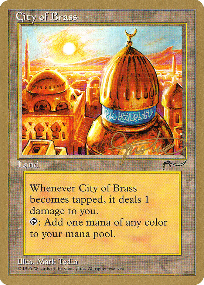 City of Brass (Mark Justice) [Pro Tour Collector Set] | Good Games North