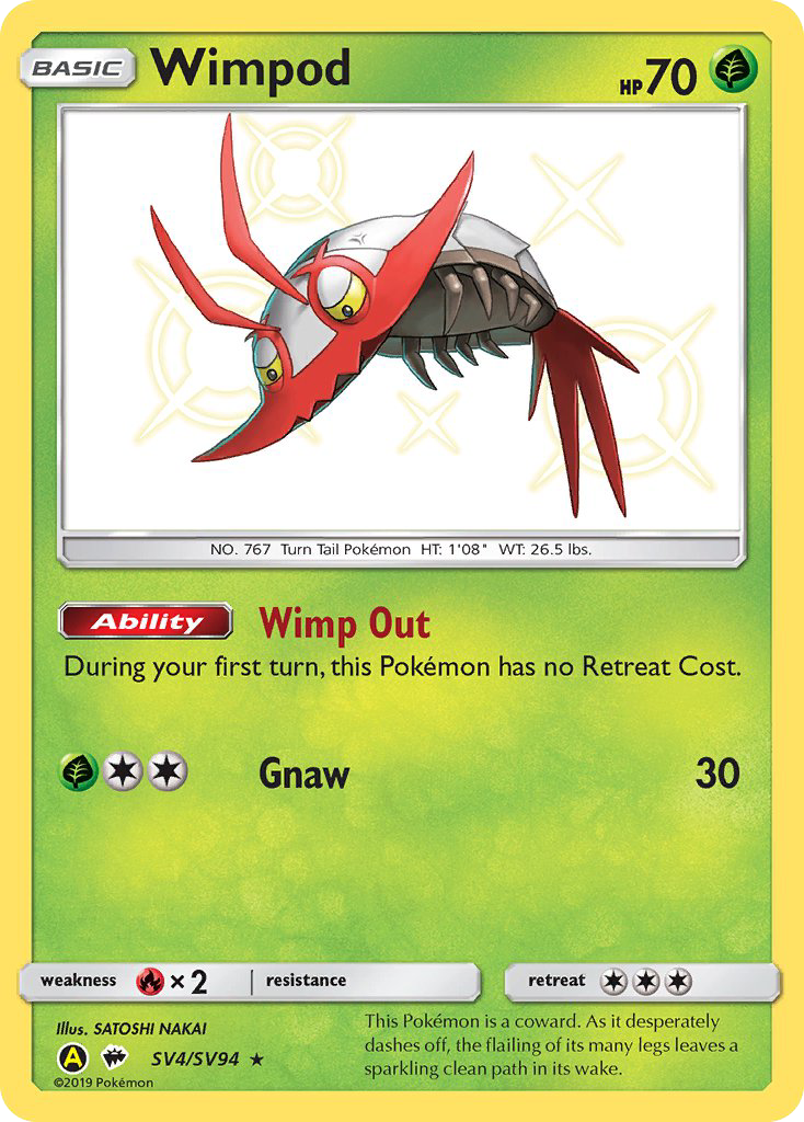 Wimpod (SV4/SV94) [Sun & Moon: Hidden Fates - Shiny Vault] | Good Games North