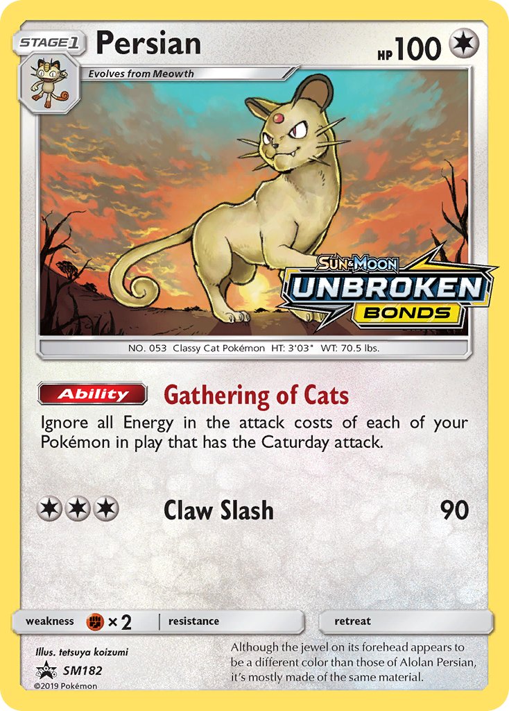 Persian (SM182) [Sun & Moon: Black Star Promos] | Good Games North
