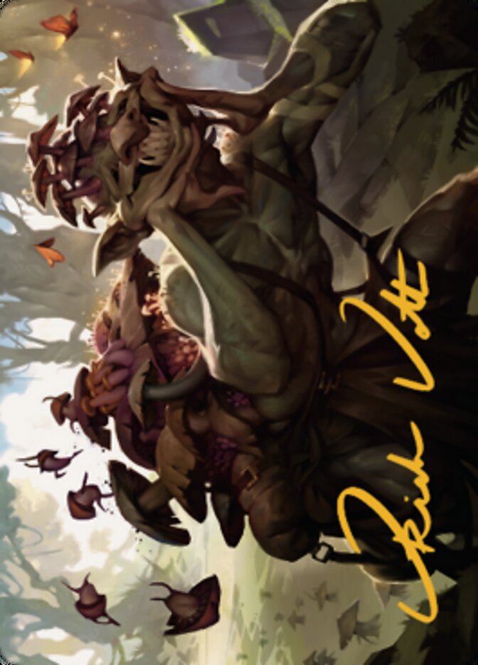 Sprouting Goblin Art Card (Gold-Stamped Signature) [Dominaria United Art Series] | Good Games North
