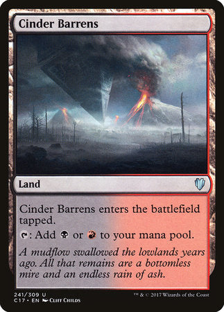 Cinder Barrens [Commander 2017] | Good Games North