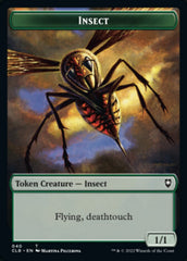 Spider // Insect Double-sided Token [Commander Legends: Battle for Baldur's Gate Tokens] | Good Games North