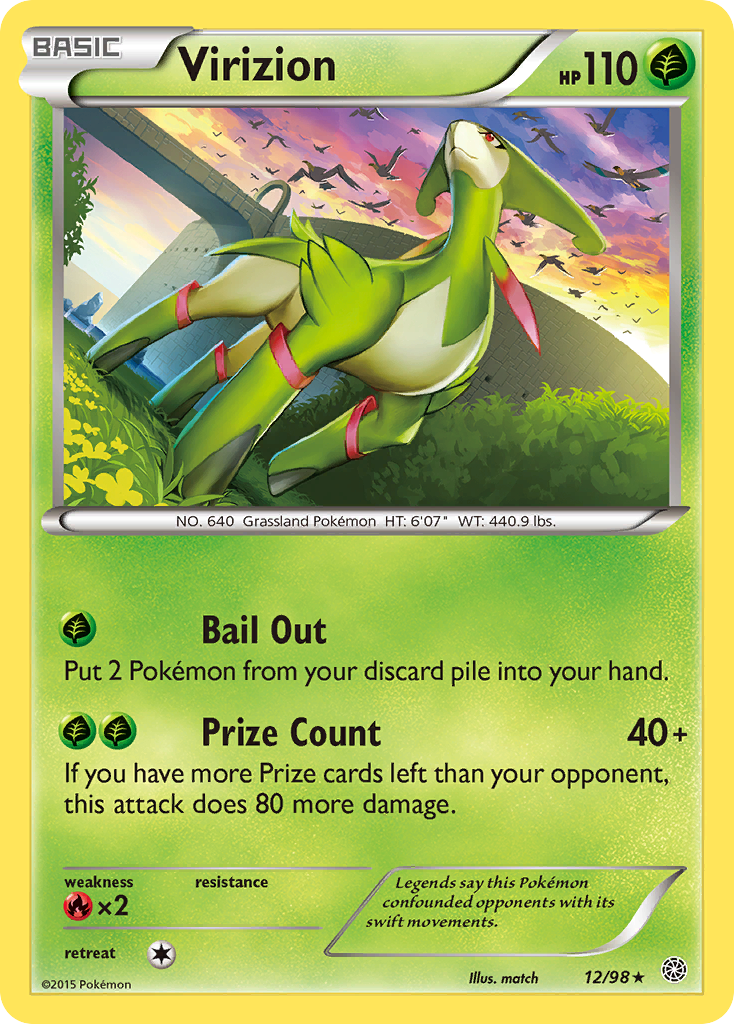 Virizion (12/98) [XY: Ancient Origins] | Good Games North