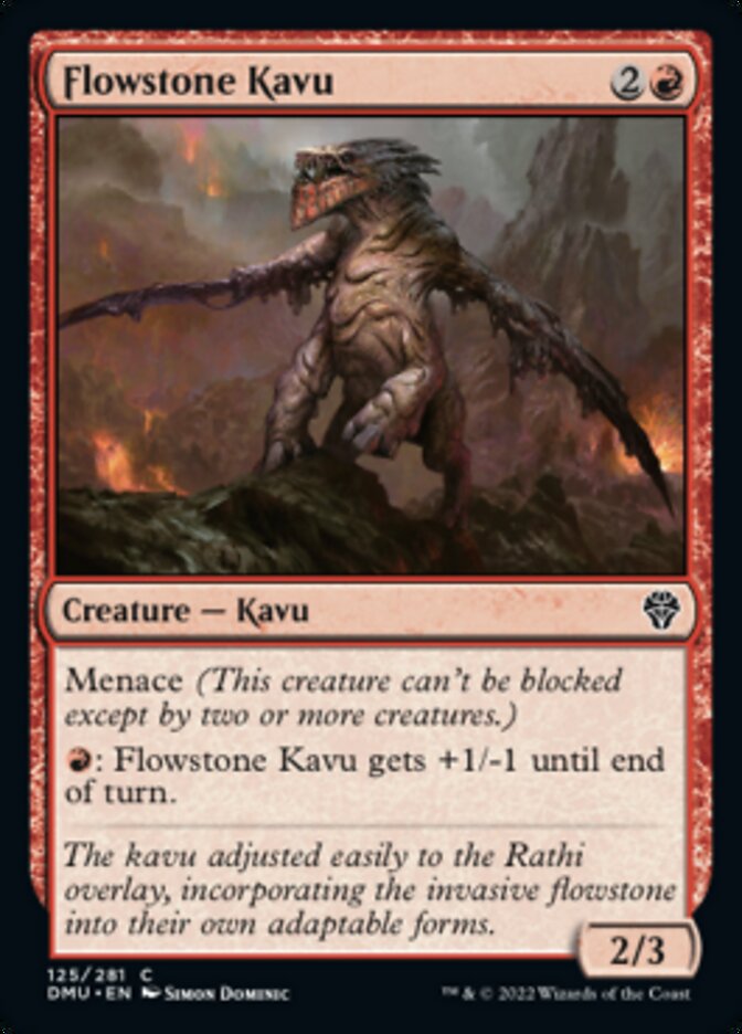 Flowstone Kavu [Dominaria United] | Good Games North