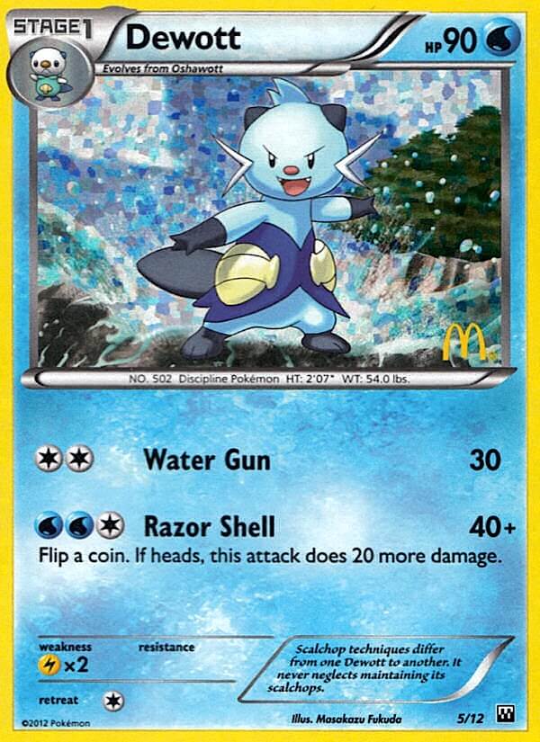 Dewott (5/12) [McDonald's Promos: 2012 Collection] | Good Games North
