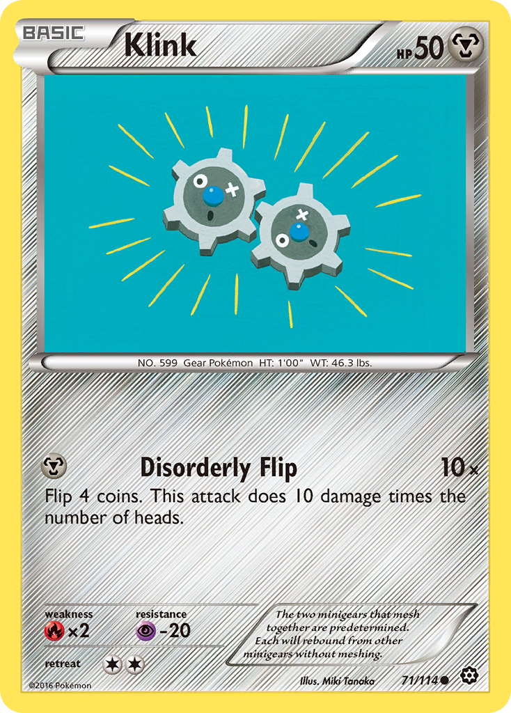Klink (71/114) [XY: Steam Siege] | Good Games North