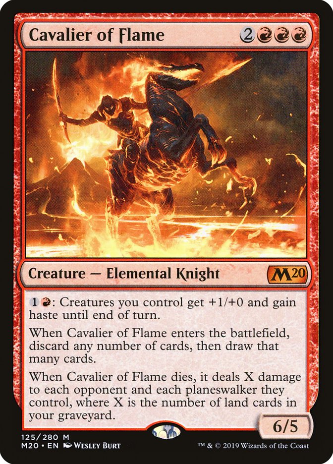Cavalier of Flame [Core Set 2020] | Good Games North