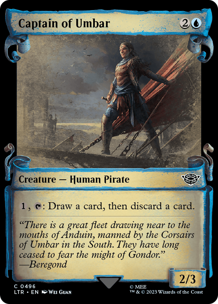 Captain of Umbar [The Lord of the Rings: Tales of Middle-Earth Showcase Scrolls] | Good Games North