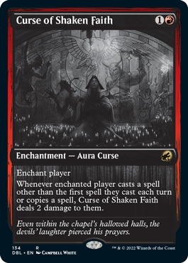 Curse of Shaken Faith [Innistrad: Double Feature] | Good Games North