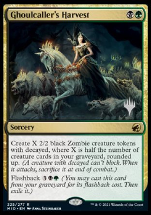 Ghoulcaller's Harvest (Promo Pack) [Innistrad: Midnight Hunt Promos] | Good Games North