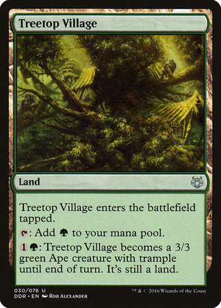 Treetop Village [Duel Decks: Nissa vs. Ob Nixilis] | Good Games North