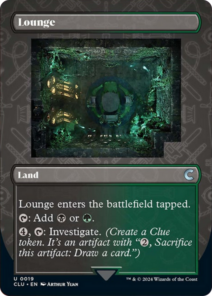 Lounge (Borderless) [Ravnica: Clue Edition] | Good Games North