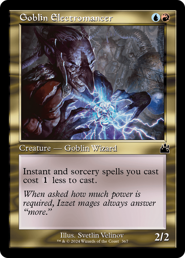Goblin Electromancer (Retro Frame) [Ravnica Remastered] | Good Games North