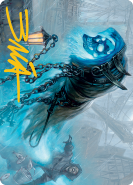 Nebelgast Intruder Art Card (Gold-Stamped Signature) [Innistrad: Midnight Hunt Art Series] | Good Games North