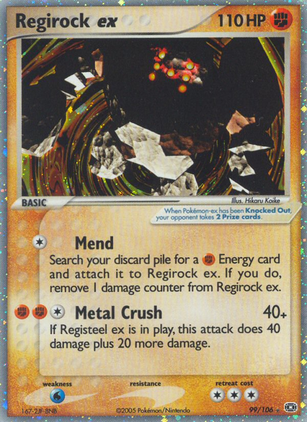 Regirock ex (99/106) [EX: Emerald] | Good Games North