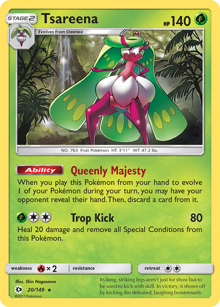 Tsareena (20/149) [Sun & Moon: Base Set] | Good Games North