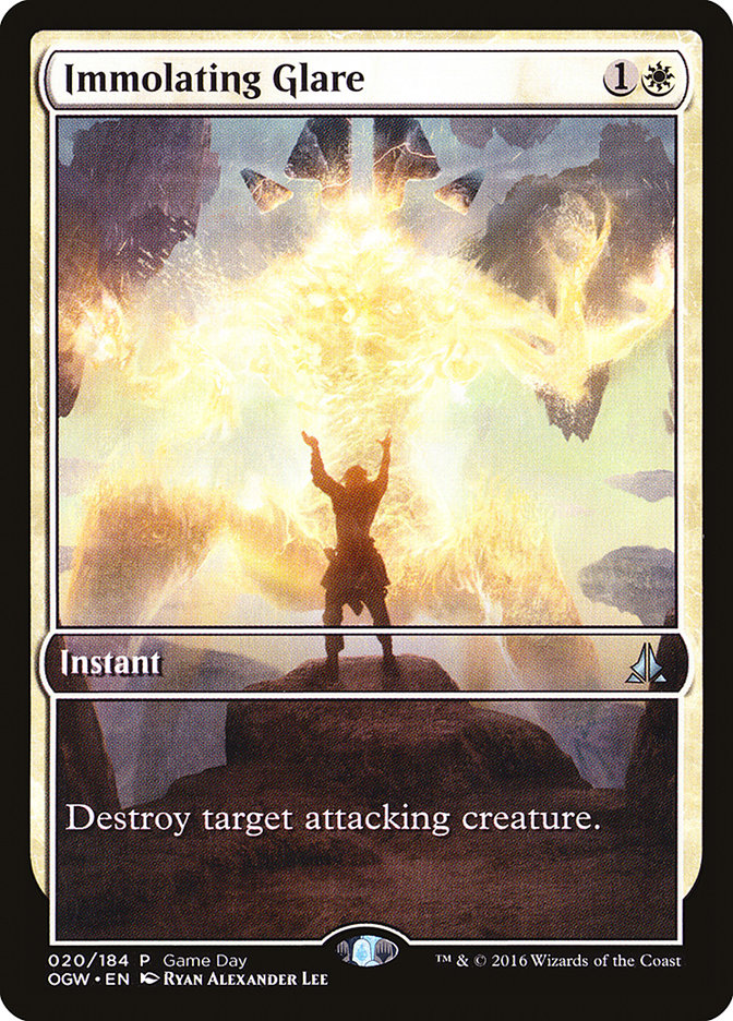 Immolating Glare (Game Day) (Extended) [Oath of the Gatewatch Promos] | Good Games North