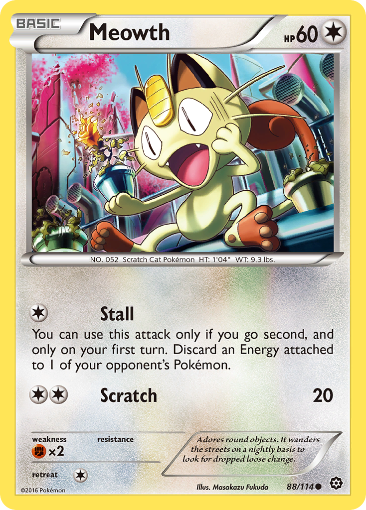 Meowth (88/114) [XY: Steam Siege] | Good Games North