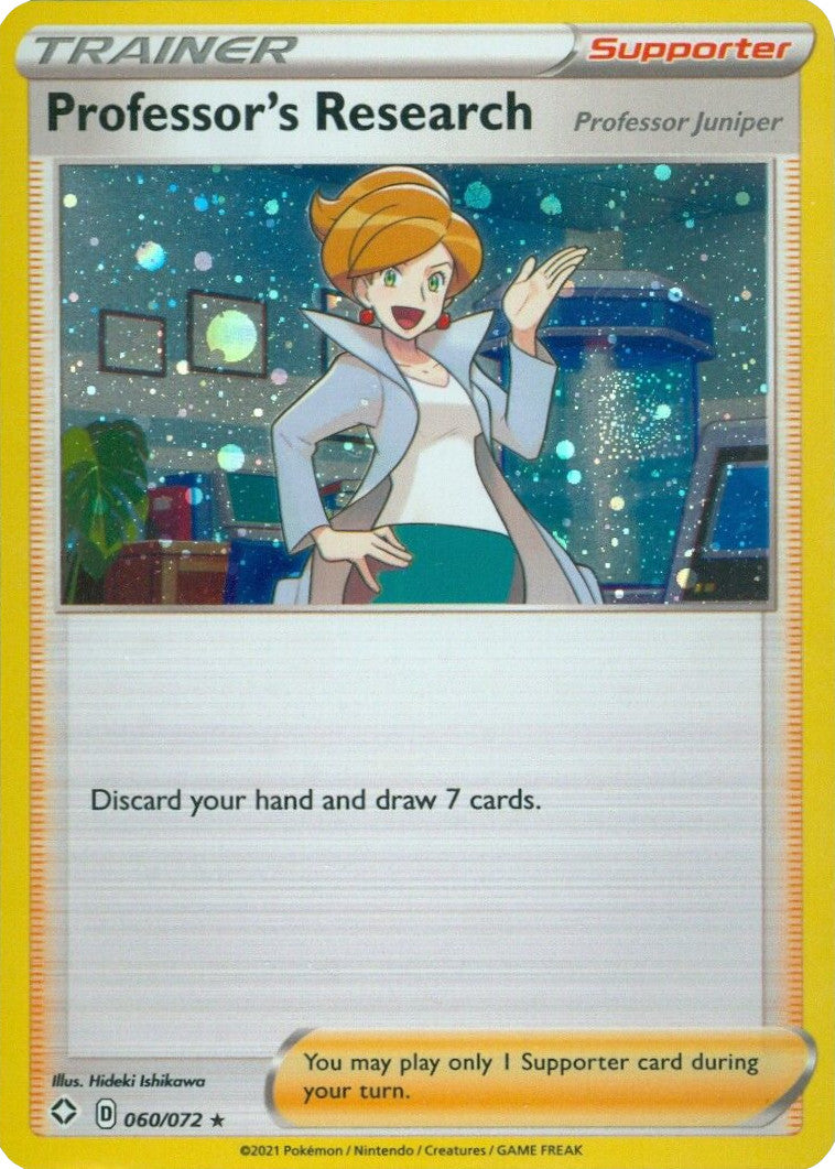 Professor's Research (060/072) (Cosmos Holo) (Theme Deck Exclusive) [Sword & Shield: Shining Fates] | Good Games North