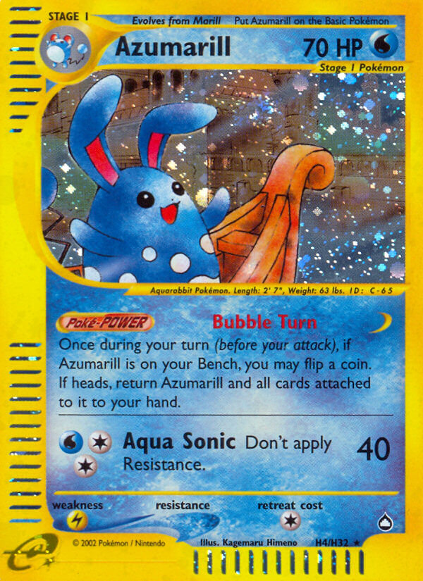 Azumarill (H4/H32) [Aquapolis] | Good Games North