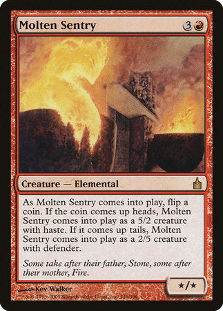Molten Sentry [Ravnica: City of Guilds] | Good Games North