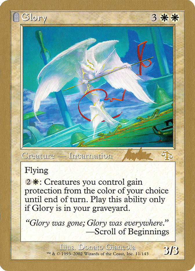 Glory (Brian Kibler) [World Championship Decks 2002] | Good Games North