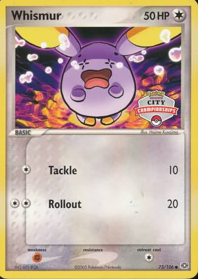 Whismur (73/106) (City Championship) [EX: Emerald] | Good Games North
