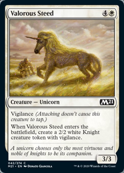 Valorous Steed [Core Set 2021] | Good Games North