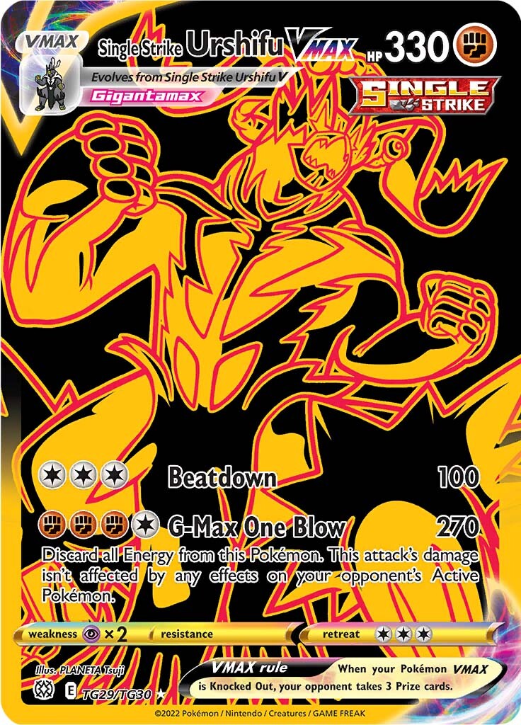 Single Strike Urshifu VMAX (TG29/TG30) [Sword & Shield: Brilliant Stars] | Good Games North