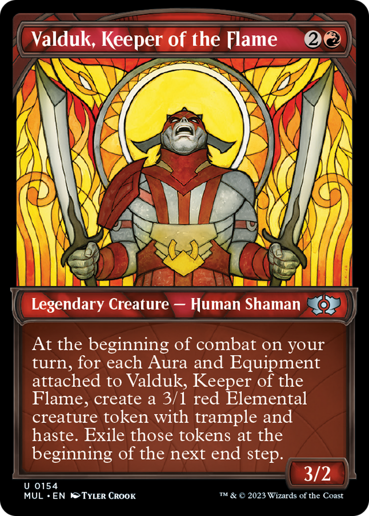 Valduk, Keeper of the Flame (Halo Foil) [Multiverse Legends] | Good Games North