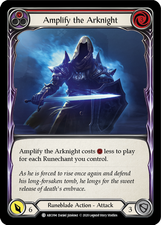 Amplify the Arknight (Red) [U-ARC094] Unlimited Rainbow Foil | Good Games North