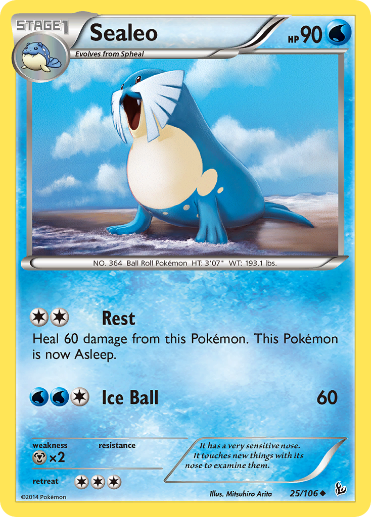 Sealeo (25/106) [XY: Flashfire] | Good Games North