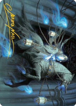 Patrician Geist Art Card (Gold-Stamped Signature) [Innistrad: Midnight Hunt Art Series] | Good Games North