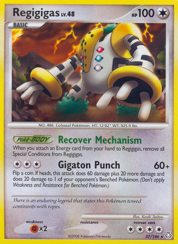 Regigigas (37/146) (Theme Deck Exclusive) [Diamond & Pearl: Legends Awakened] | Good Games North