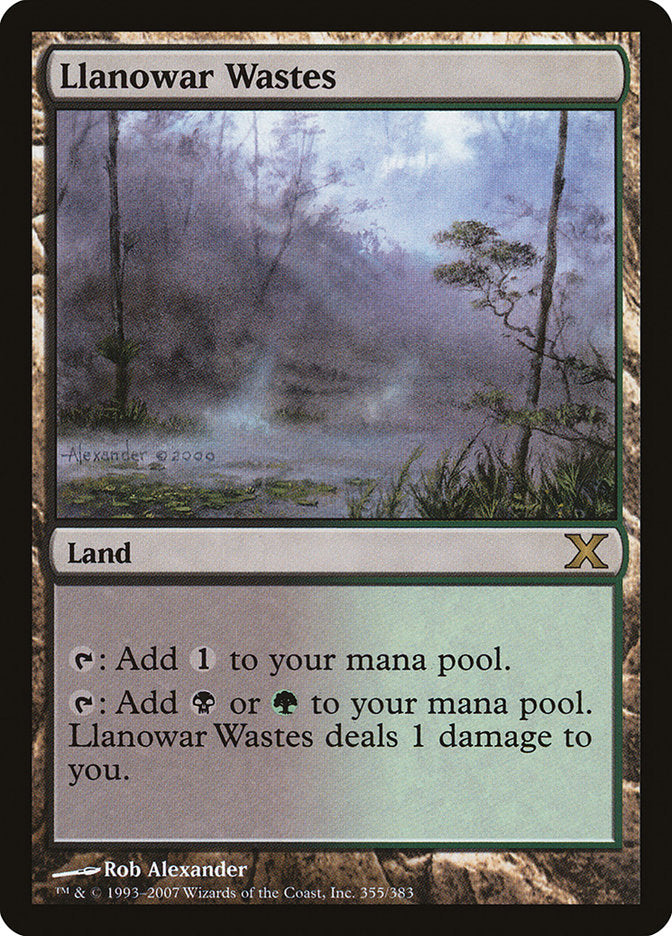 Llanowar Wastes [Tenth Edition] | Good Games North