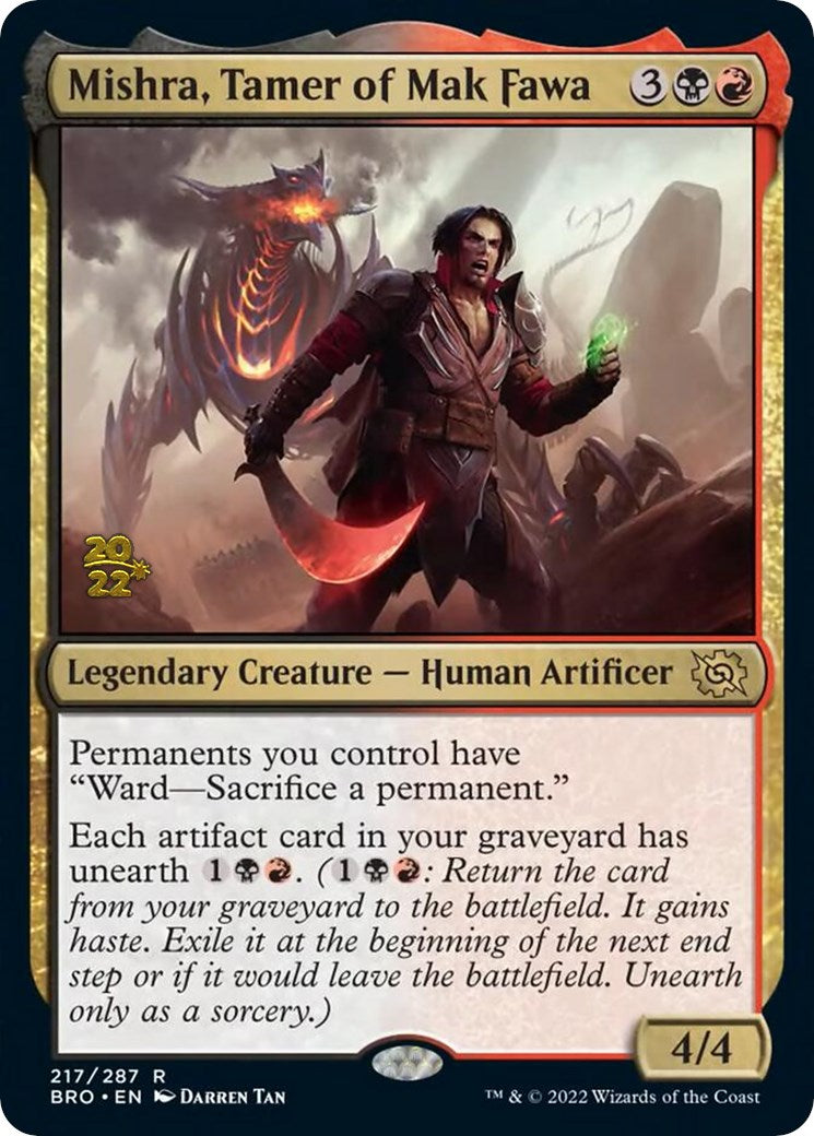 Mishra, Tamer of Mak Fawa [The Brothers' War: Prerelease Promos] | Good Games North