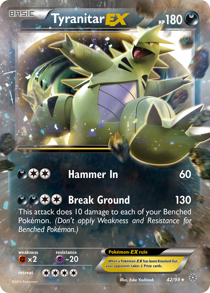 Tyranitar EX (42/98) [XY: Ancient Origins] | Good Games North