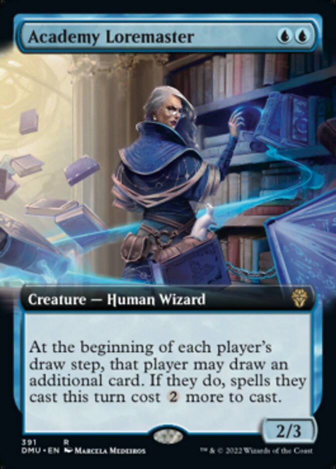 Academy Loremaster (Extended Art) [Dominaria United] | Good Games North