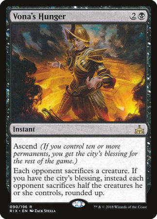 Vona's Hunger [Rivals of Ixalan] | Good Games North