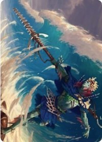 Tazeem Roilmage Art Card [Zendikar Rising Art Series] | Good Games North