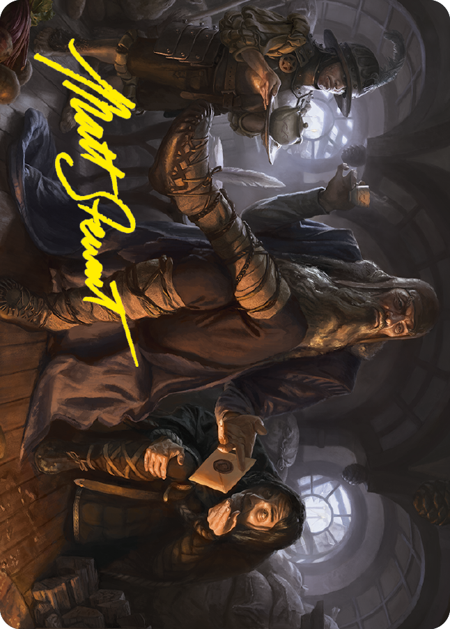 Sharkey, Tyrant of the Shire Art Card (Gold-Stamped Signature) [The Lord of the Rings: Tales of Middle-earth Art Series] | Good Games North