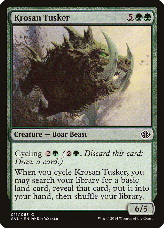 Krosan Tusker (Garruk vs. Liliana) [Duel Decks Anthology] | Good Games North