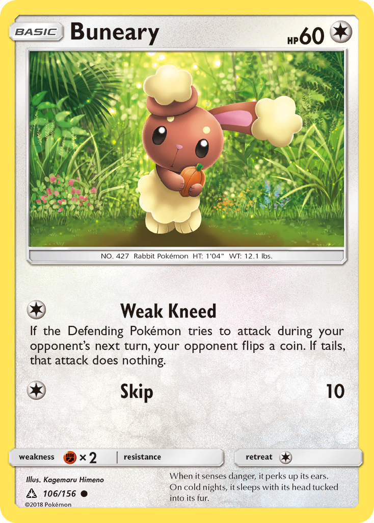 Buneary (106/156) [Sun & Moon: Ultra Prism] | Good Games North
