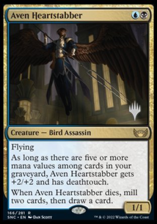 Aven Heartstabber (Promo Pack) [Streets of New Capenna Promos] | Good Games North