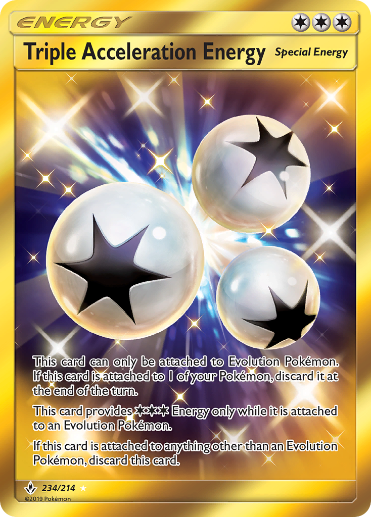 Triple Acceleration Energy (234/214) [Sun & Moon: Unbroken Bonds] | Good Games North