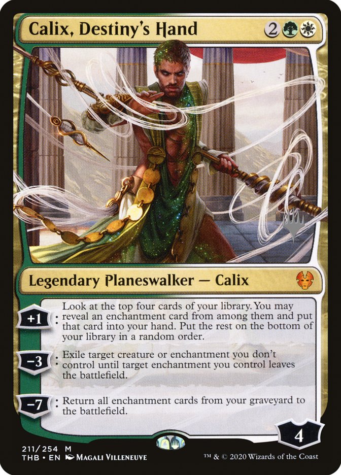 Calix, Destiny's Hand (Promo Pack) [Theros Beyond Death Promos] | Good Games North