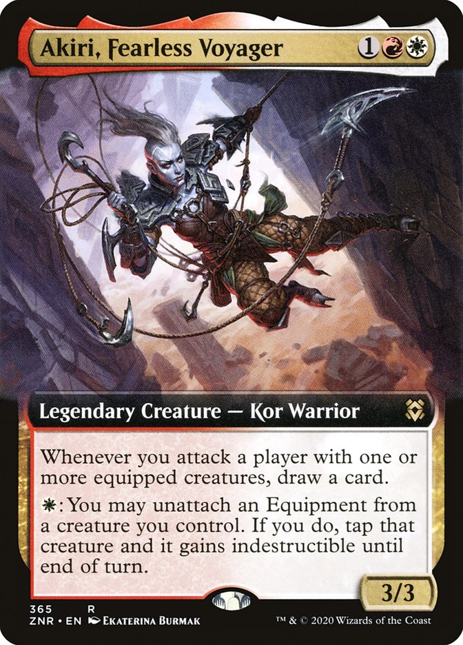 Akiri, Fearless Voyager (Extended Art) [Zendikar Rising] | Good Games North